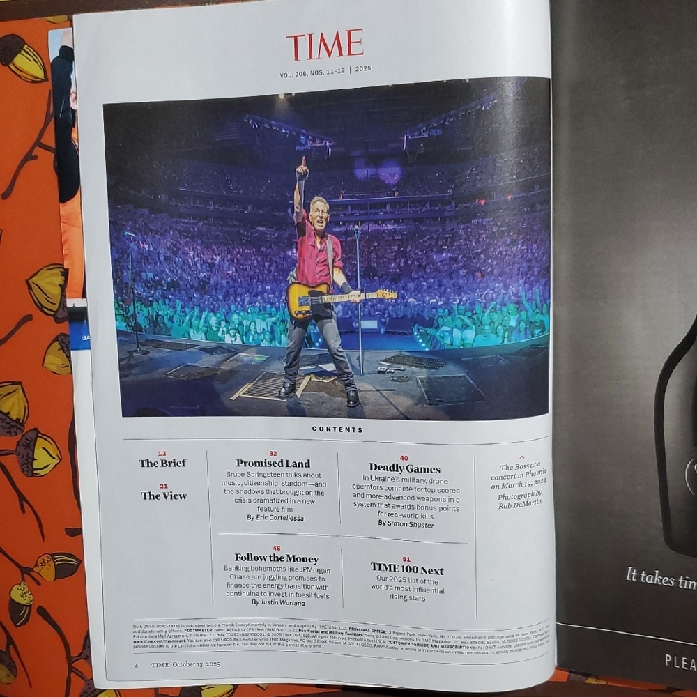 TIME Magazine The Boss Cover Issue - Picture 5 of 5